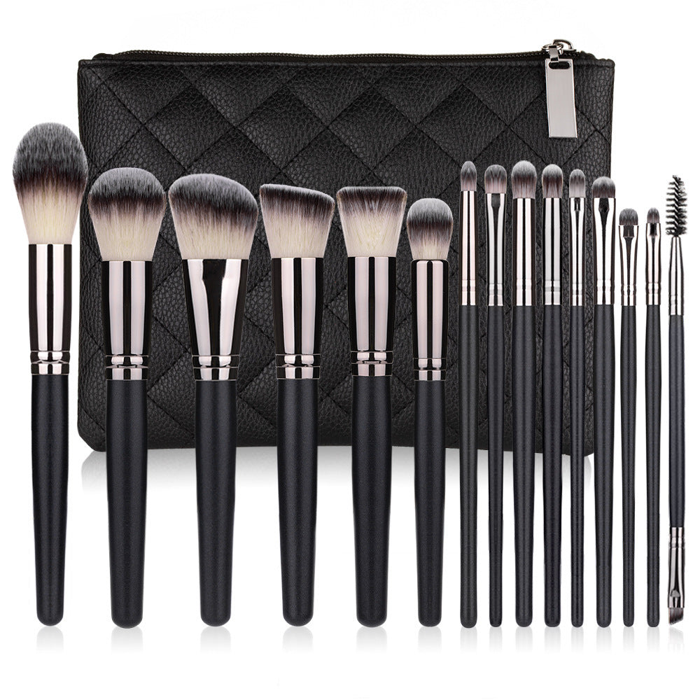 15 pc Makeup Brush Set - Brinxx Couture
