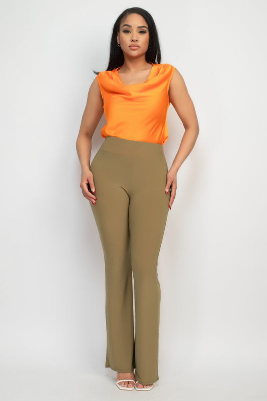 Slim Fit Elastic Casual Pants - Brinxx Couture
