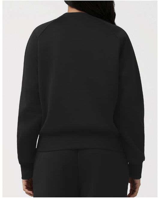 Letter Graphic Long Sleeve Sweat Suit - Brinxx Couture