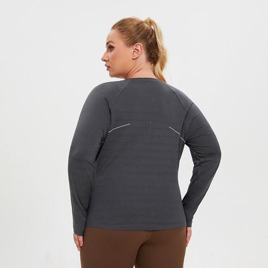 Plus Size Breathable Sweat Wicking Shirt - Brinxx Couture