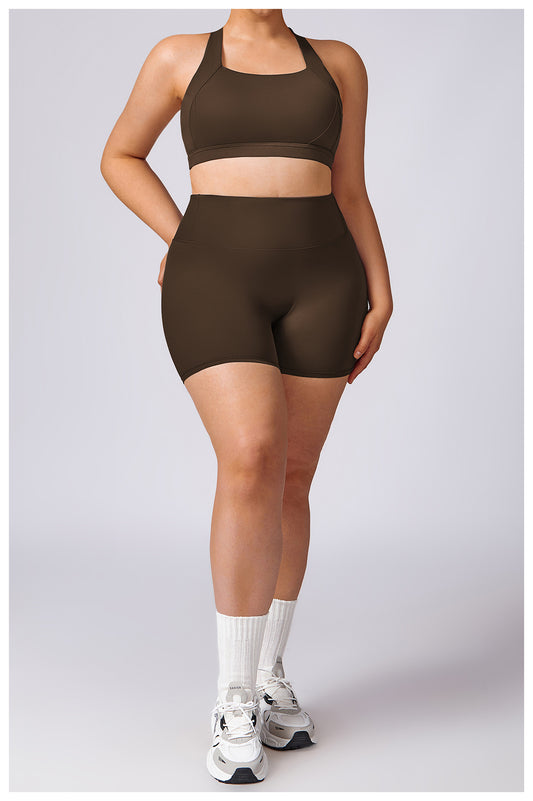 Plus Size Yoga Workout Outfit - Brinxx Couture