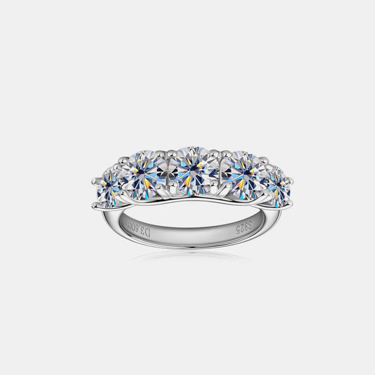 3.6 Carat Moissanite Sterling Silver Ring - Brinxx Couture