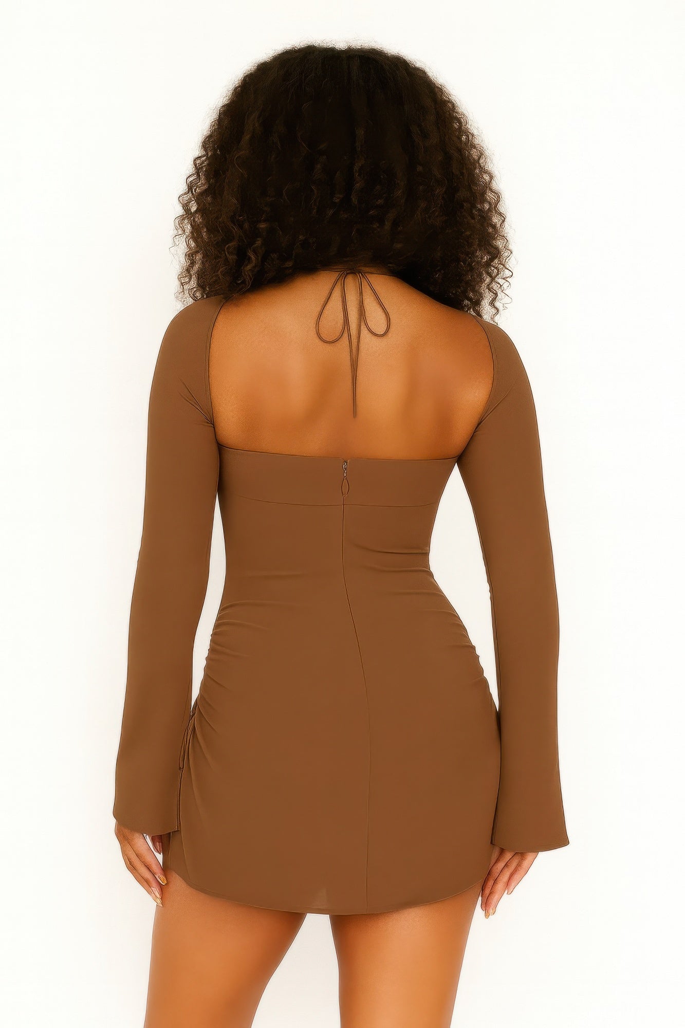Peek Hole Mini Dress - Flirty Cutout Detail - Brinxx Couture