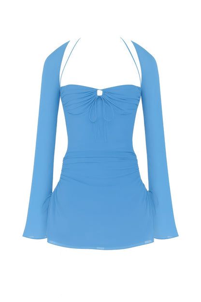 Peek Hole Mini Dress - Flirty Cutout Detail - Brinxx Couture