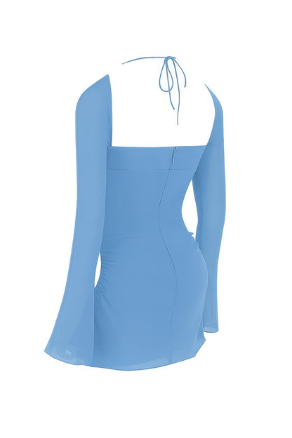 Peek Hole Mini Dress - Flirty Cutout Detail - Brinxx Couture