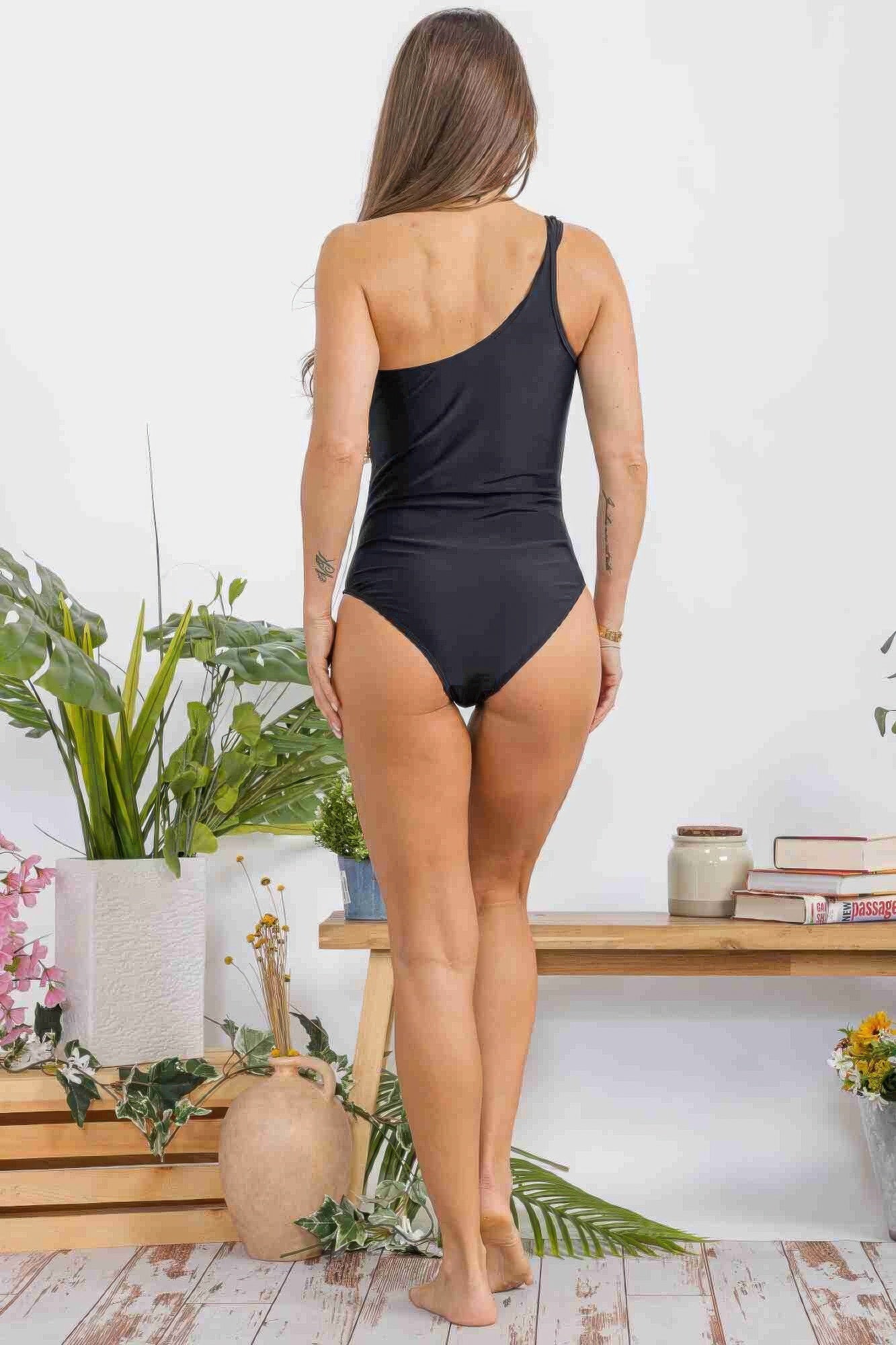 Black One Should Cut Out Swimwear - Brinxx Couture