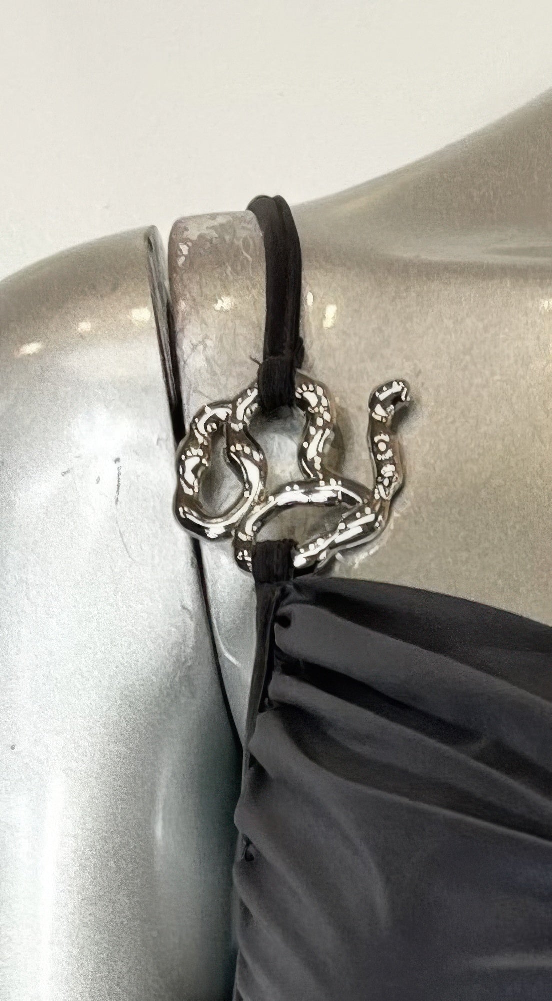 A Cowl Neckline Two-piece Illusion Maxi - Brinxx Couture