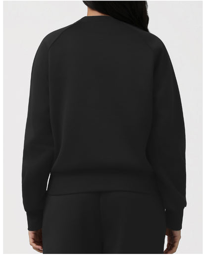 Letter Graphic Long Sleeve Sweat Suit - Brinxx Couture