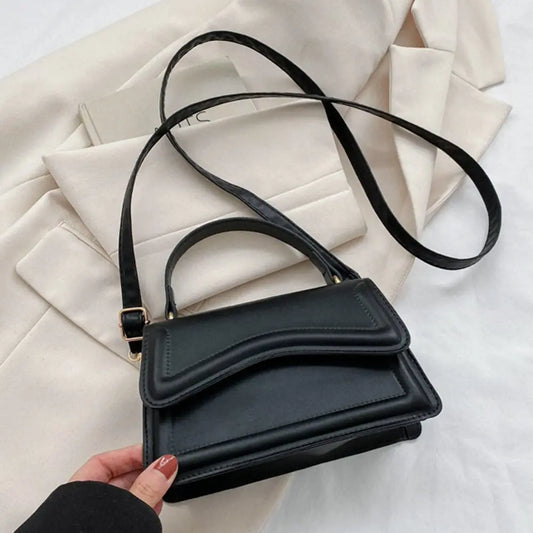PU Leather Sling Shoulder Bag - Brinxx Couture