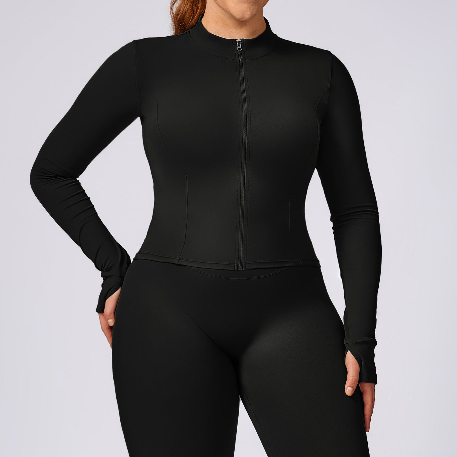 Plus Size Yoga Workout Outfit - Brinxx Couture