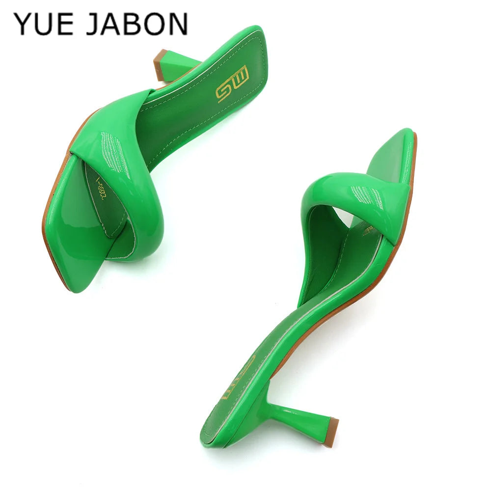 Open Toe Slingback Heel - Brinxx Couture