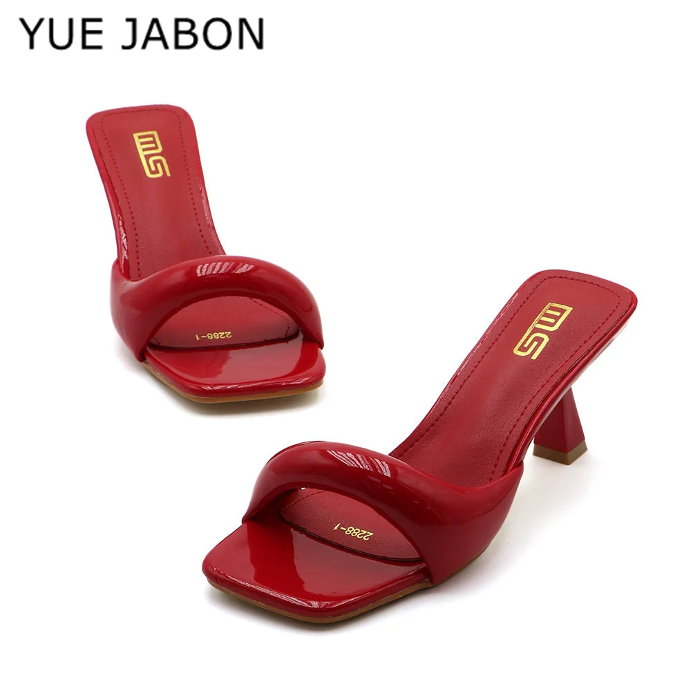 Open Toe Slingback Heel - Brinxx Couture