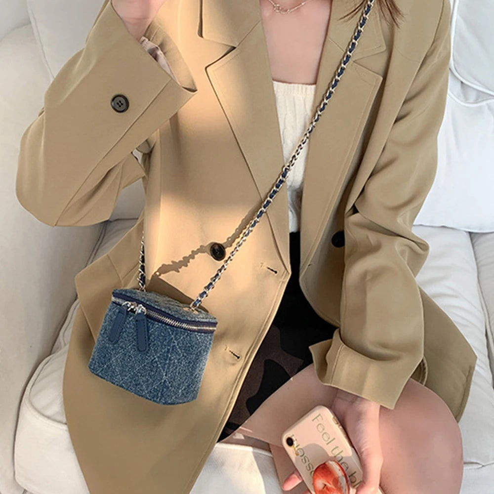 Denim Crossbody Bag - Brinxx Couture