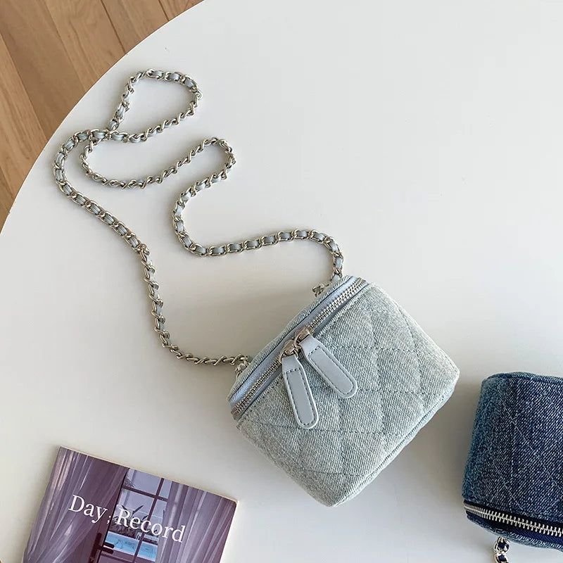 Denim Crossbody Bag - Brinxx Couture