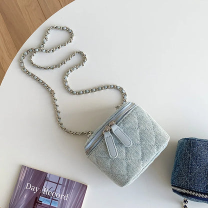 Denim Crossbody Bag - Brinxx Couture