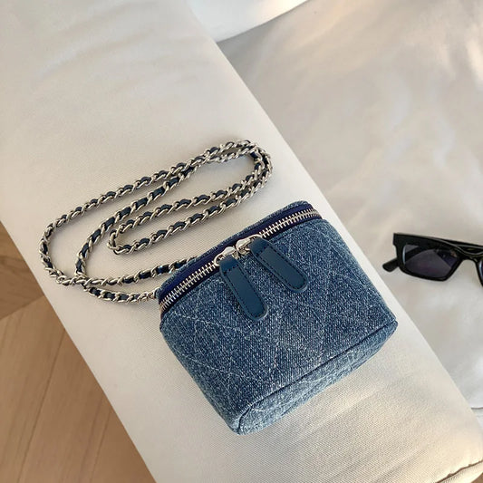Denim Crossbody Bag