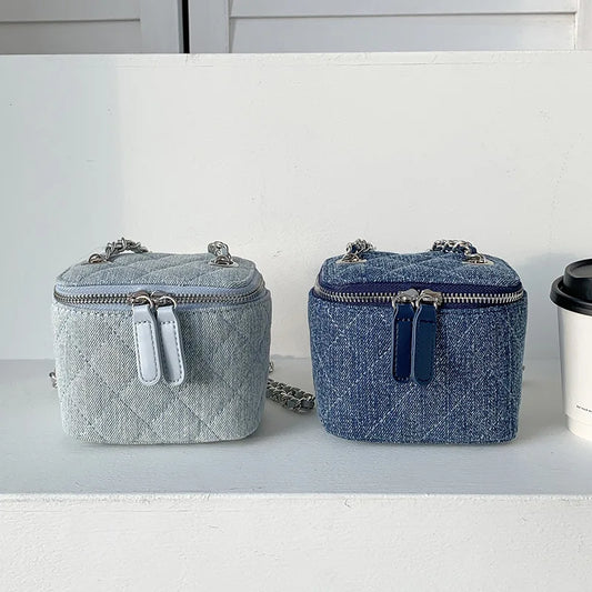 Denim Crossbody Bag