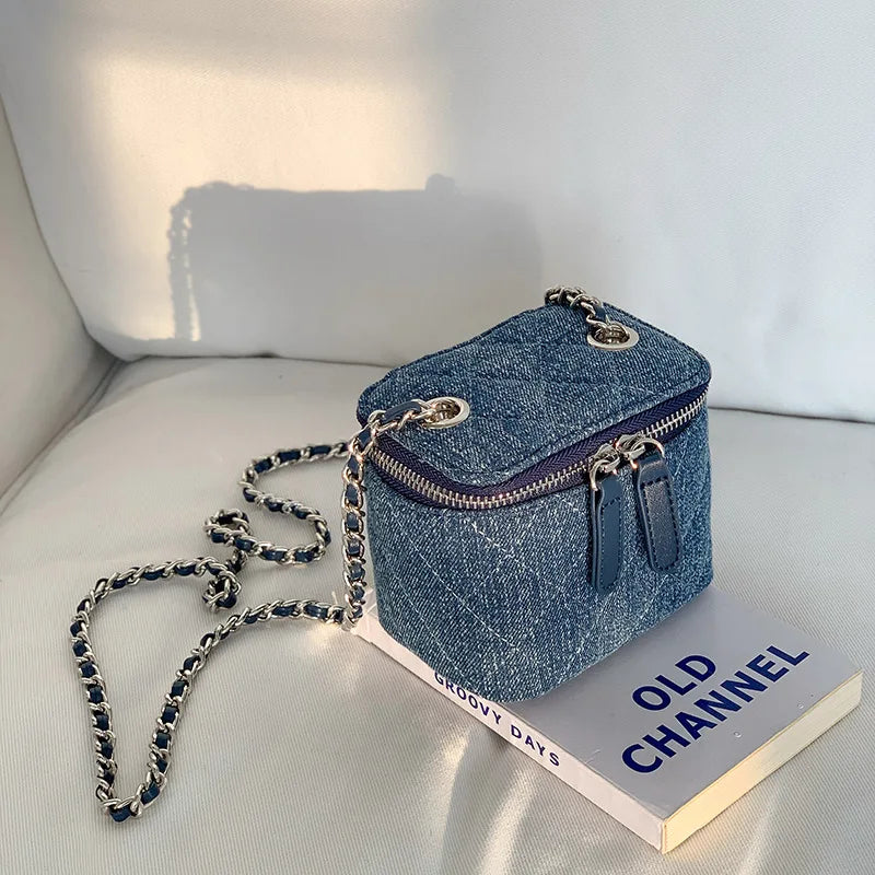 Denim Crossbody Bag - Brinxx Couture
