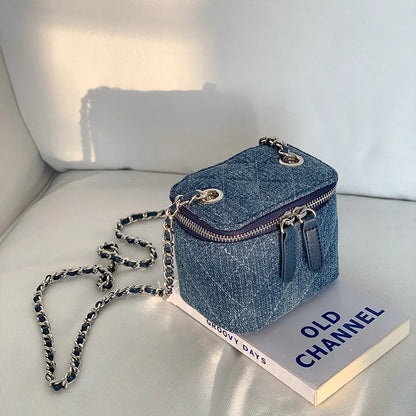 Denim Crossbody Bag - Brinxx Couture