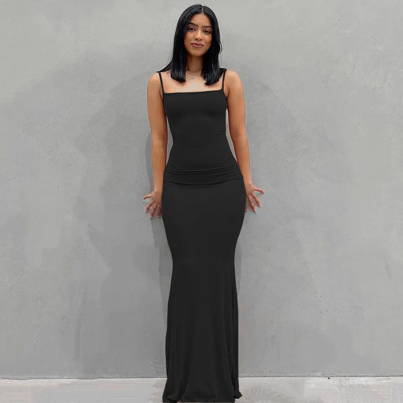 Satin Slip Backless Maxi Dress | Brinxx Couture Satin Slip Backless Maxi Dress | Brinxx Couture