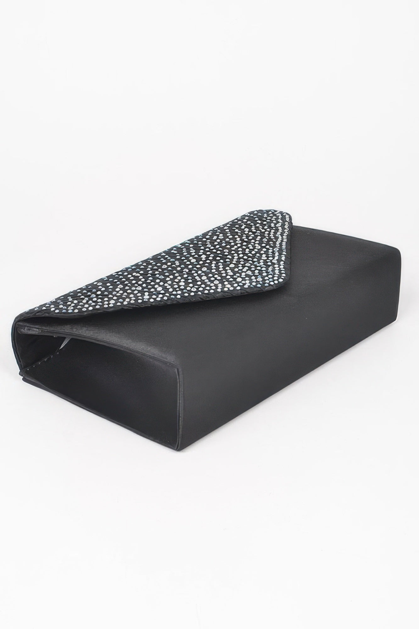 Rhinestone Satin Party Clutch - Brinxx Couture