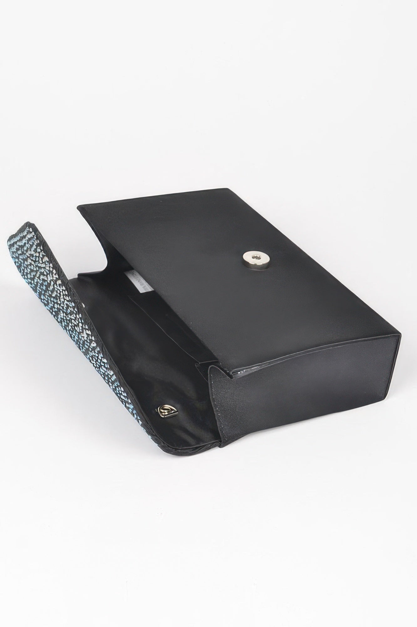 Rhinestone Satin Party Clutch - Brinxx Couture